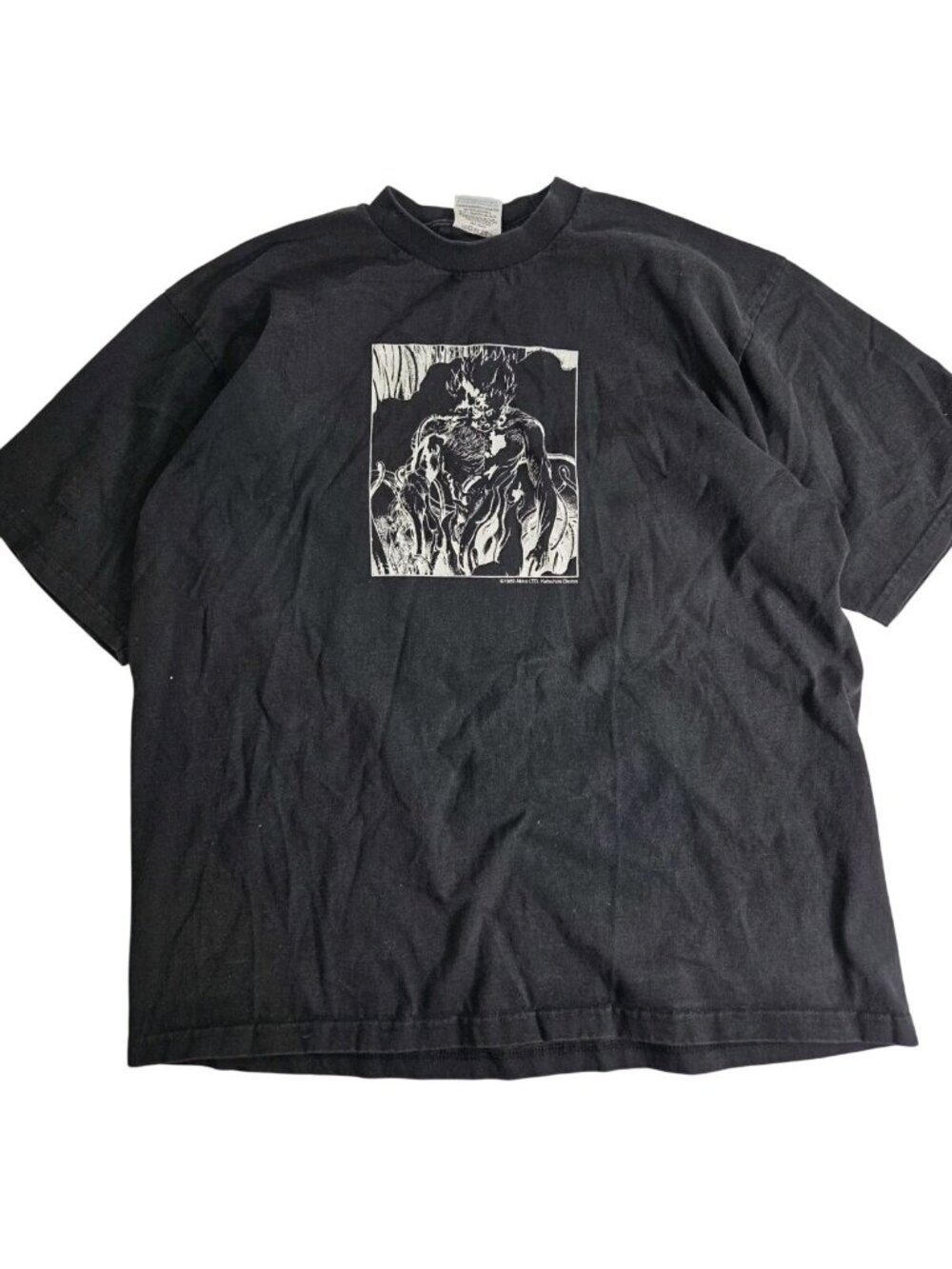 VTG 90s The Continuity Of Akira Anime Repro Shirt Katsuhiro Otomo Black SZ XL